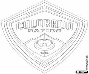 Pintar Escut de Colorado Rapids