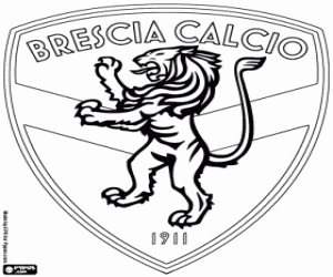 Pintar Escut del Brescia Calcio