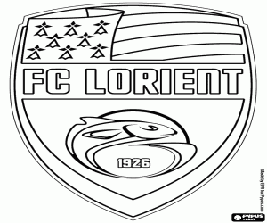 Pintar Escut del FC Lorient