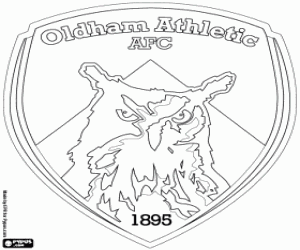 Pintar Escut del Oldham Athletic