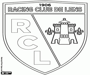 Pintar Escut del Racing Club de Lens