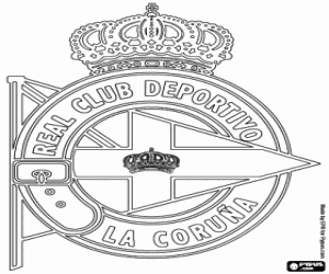 Pintar Escut de Deportivo de La Corunya