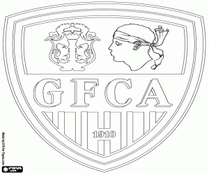 Pintar Escut de GFC Ajaccio