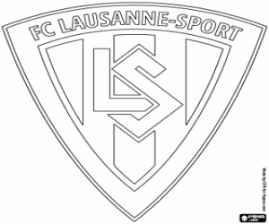 Pintar Escut de Lausanne-Sport FC