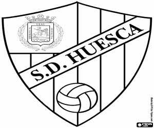 Pintar Escut de SD Huesca