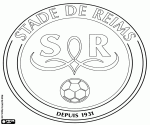 Pintar Escut de Stade de Reims