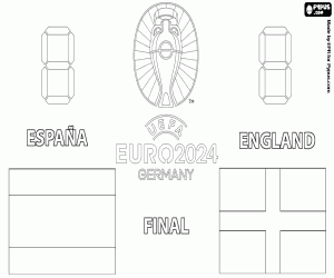 Pintar Espanya - Anglaterra, Eurocopa 2024