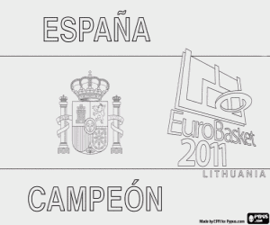 Pintar Espanya, campions del EuroBasket 2011