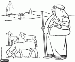 Pintar Estrella de Betlem i el pastor