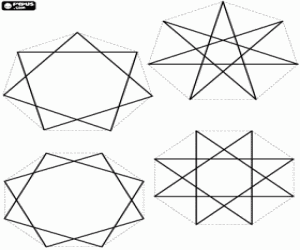 Pintar Estrelles amb set i vuit punts