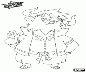 Pintar Estudiant alienígena d l'Equip Galaxy