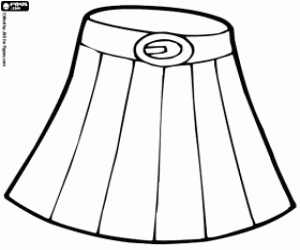 Pintar Faldilla prisada amb cinturó