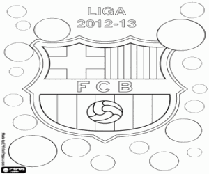 Pintar FC Barcelona, campió del 2012-2013