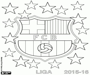 Pintar FC Barcelona, campió del 2015-2016