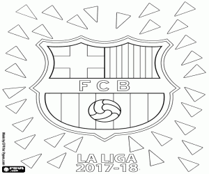 Pintar FC Barcelona, La Liga 2017-2018
