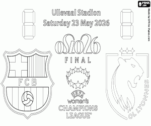 Pintar FC Barcelona - OL Lyonnes, final 2026