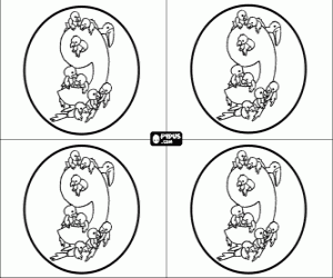 Pintar Festa del nou aniversari, invitacions