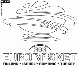 Pintar FIBA EuroBasket 2017, el logo