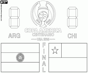 Pintar Final Copa América Centenario 2016