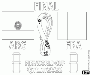 Pintar Final de la Copa Mundial FIFA de Qatar 2022