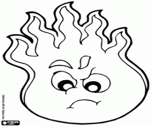 Pintar Flames de foc