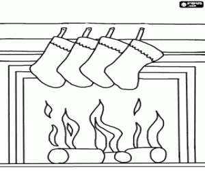 Pintar El foc en la nit de Nadal