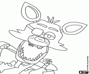 Pintar Foxy, Five Nights at Freddy's