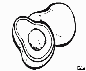 Pintar El fruit de l'alvocat