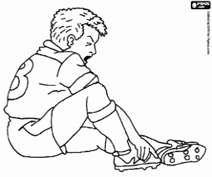 Pintar Futbolista lesionat