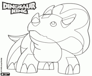 Pintar Gabu, triceratop de Dinosaur King