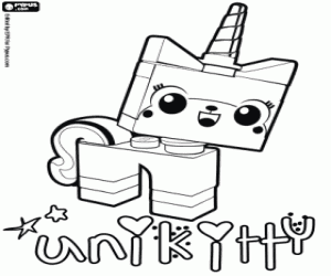 Pintar La gateta unicorn Unikitty