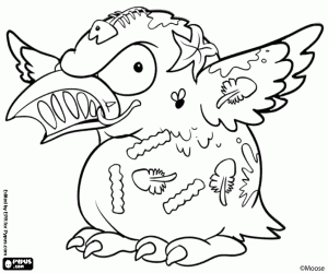 Pintar Gavina Trash Pack, Garbage Gull