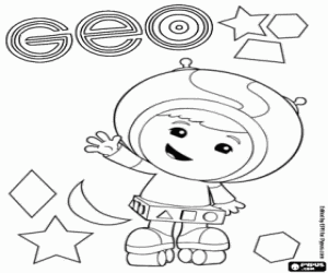 Pintar Geo Umizoomi i formes geomètriques