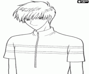 Pintar El germà de la Sakura, en Toya Kinomoto