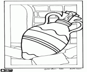 Pintar Gerra de ceràmica amb aliments kosher