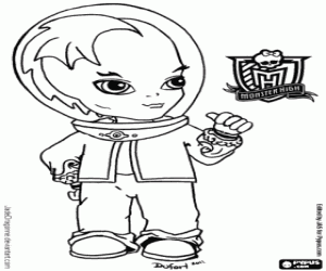 Pintar Gil Webber, personatge de Monster High