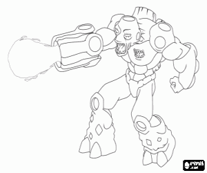 Pintar Un Gormiti del volcà, Bombos