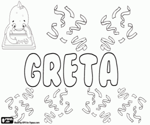 Pintar Greta, nom en molts idiomes