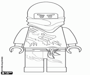 Pintar Un guerrer ninja, Lego Ninjago