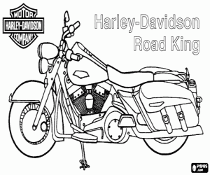 Pintar Harley-Davidson Road King