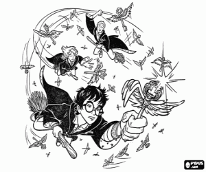 Pintar Harry Potter i amics, Quidditch