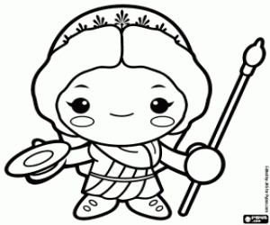 Pintar Hera o Juno, la reina dels déus