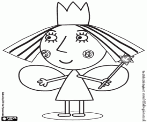 Pintar Holly la fada i la vareta màgica