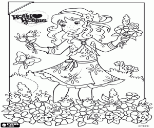 Pintar Holly Hobbie a la primavera
