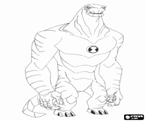 Pintar Humongousaur, alien de Ben 10