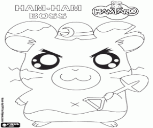 Pintar El hàmster Boss, Hamtaro