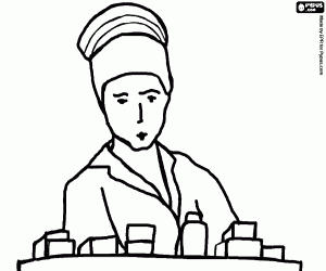 Pintar La infermera i els medicaments