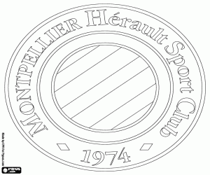 Pintar Insignia de HSC de Montpeller