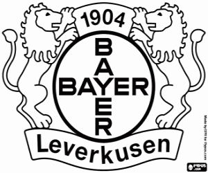 Pintar Insígnia de Bayer Leverkusen