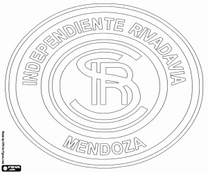 Pintar Insígnia d'Independiente Rivadavia
